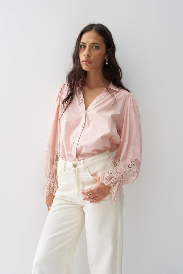 SHIRT WITH LACE