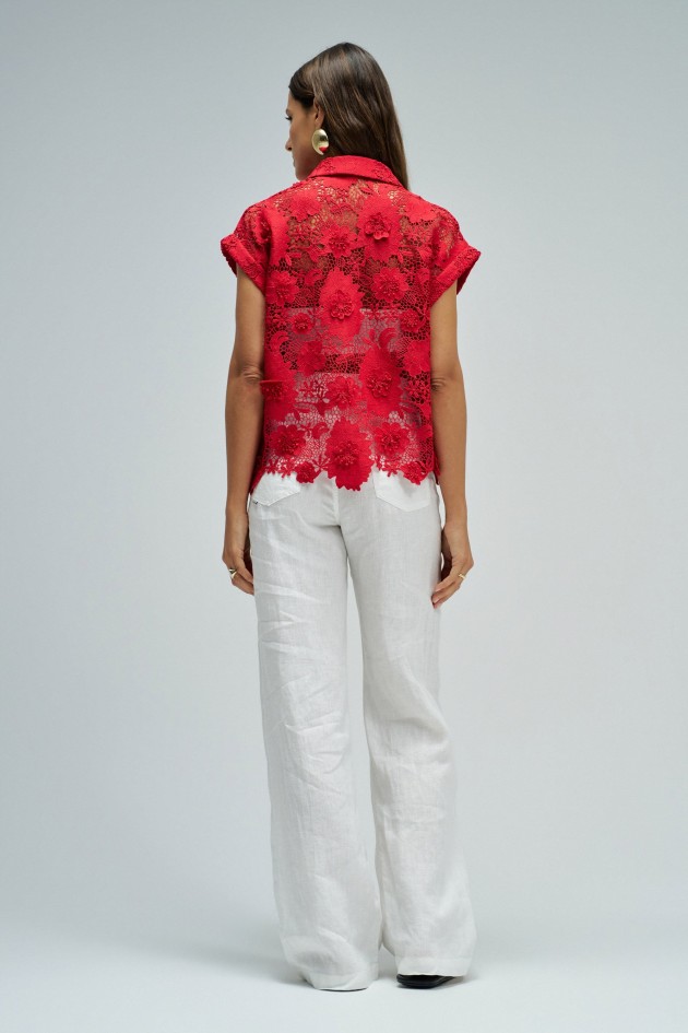 CAMISA DE ENCAJE