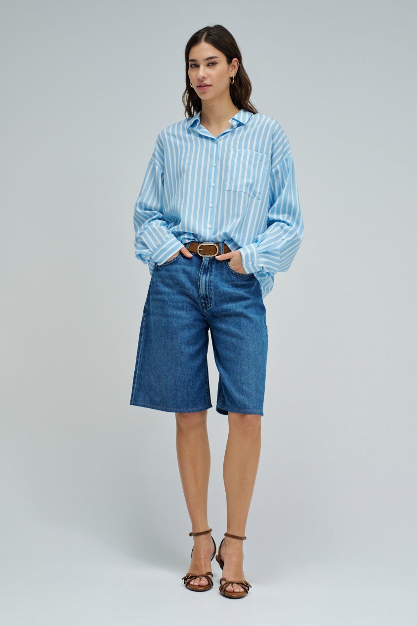 CAMISA COM RISCAS