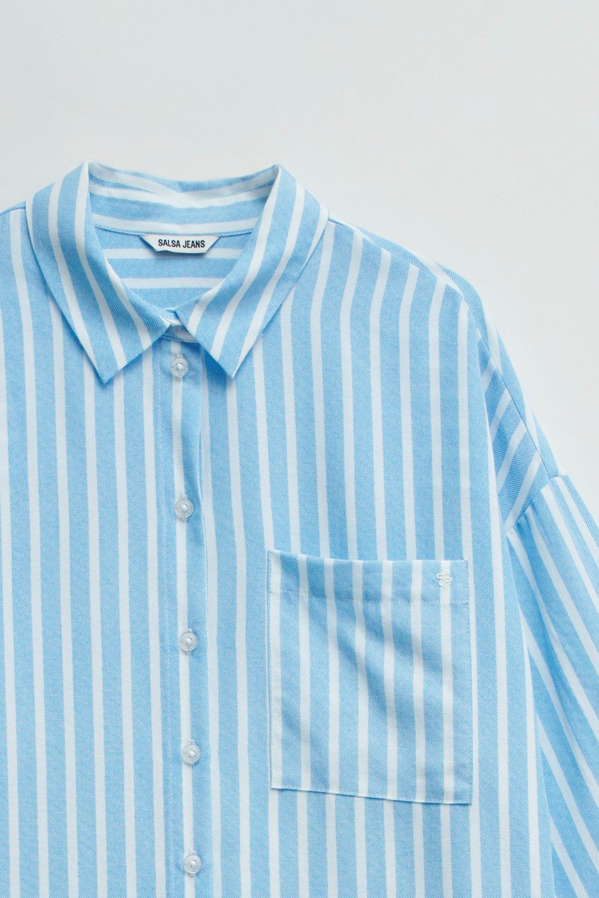 CAMISA COM RISCAS