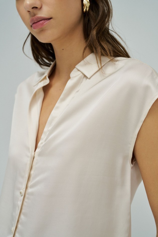 CAMISA EM LIGHTDENIM
