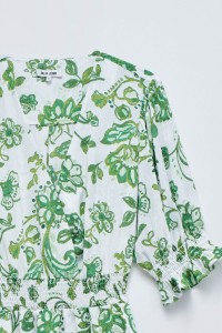SHORT DRESS WITH FLORAL PATTERN