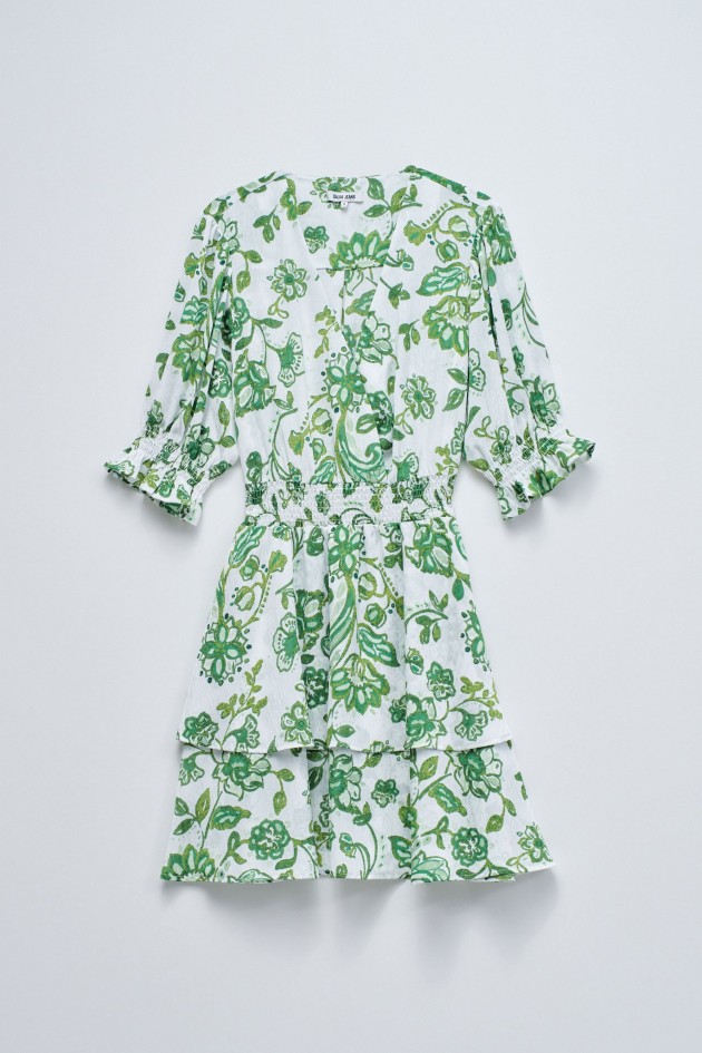 ROBE COURTE AVEC MOTIF FLORAL