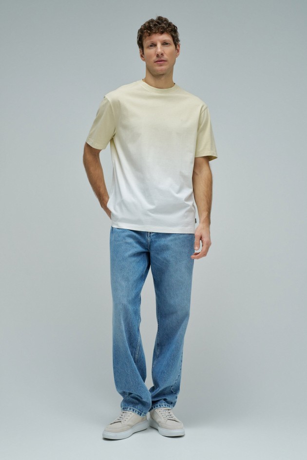 T-SHIRT MET DEGRADÉ EFFECT