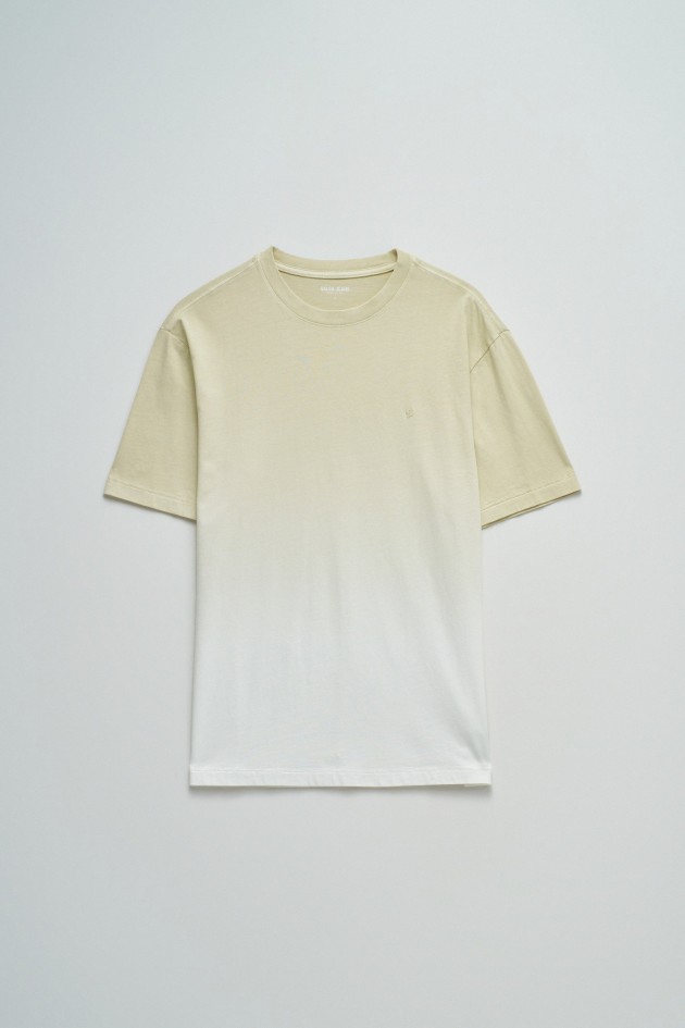 T-SHIRT MET DEGRADÉ EFFECT