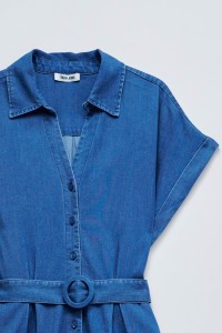 ROBE MIDI EN DENIM