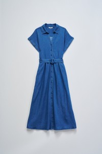 ROBE MIDI EN DENIM