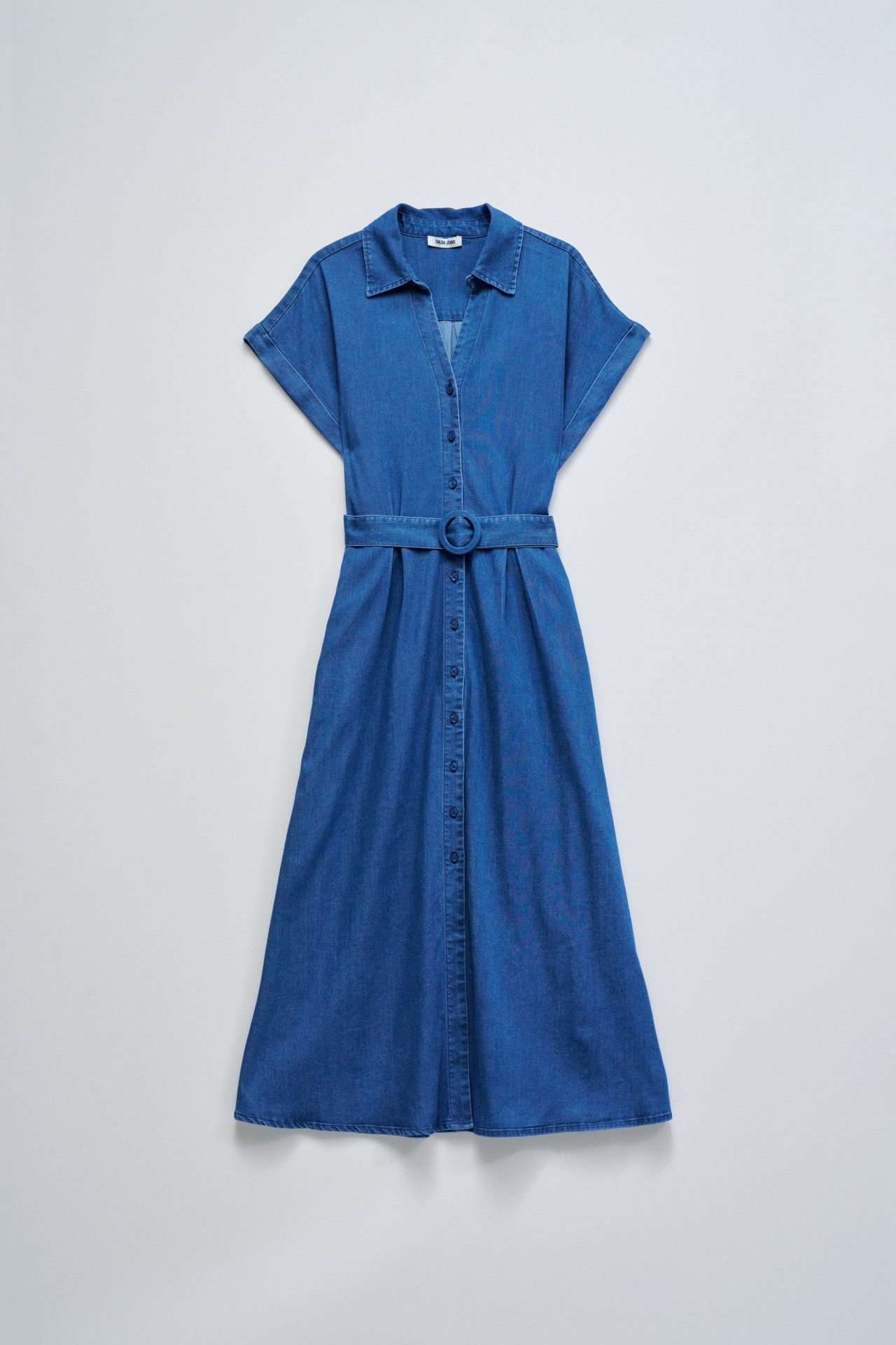 ROBE MIDI EN DENIM