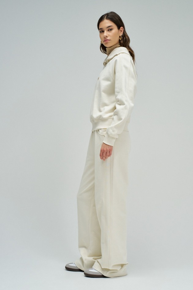 SWEATSHIRT MET HALVE RITS
