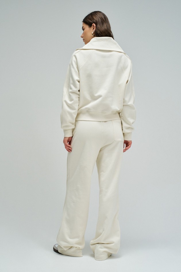 SWEATSHIRT MET HALVE RITS