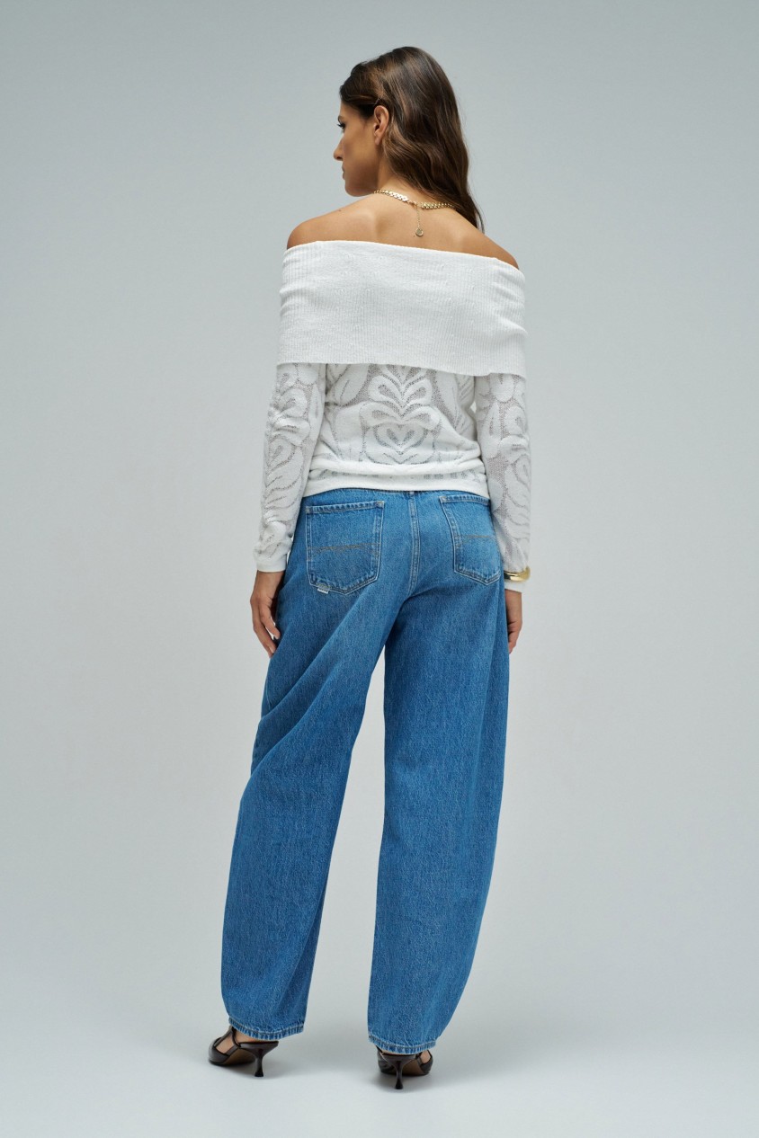 JACQUARD KNIT SWEATER