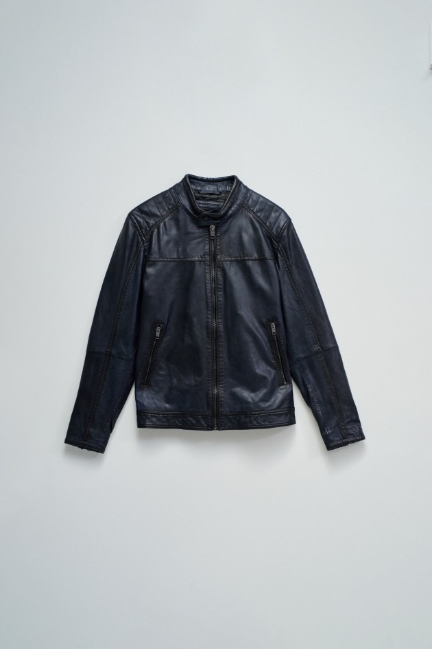 CAZADORA BIKER DE PIEL