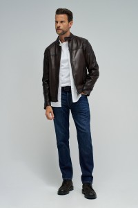 BLUS�O BIKER DE PELE