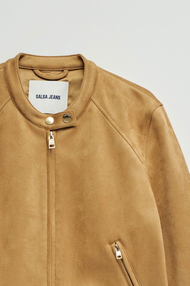 SUEDE EFFECT JACKET
