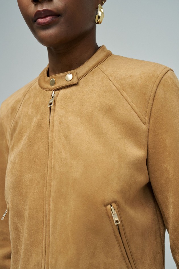 SUEDE EFFECT JACKET
