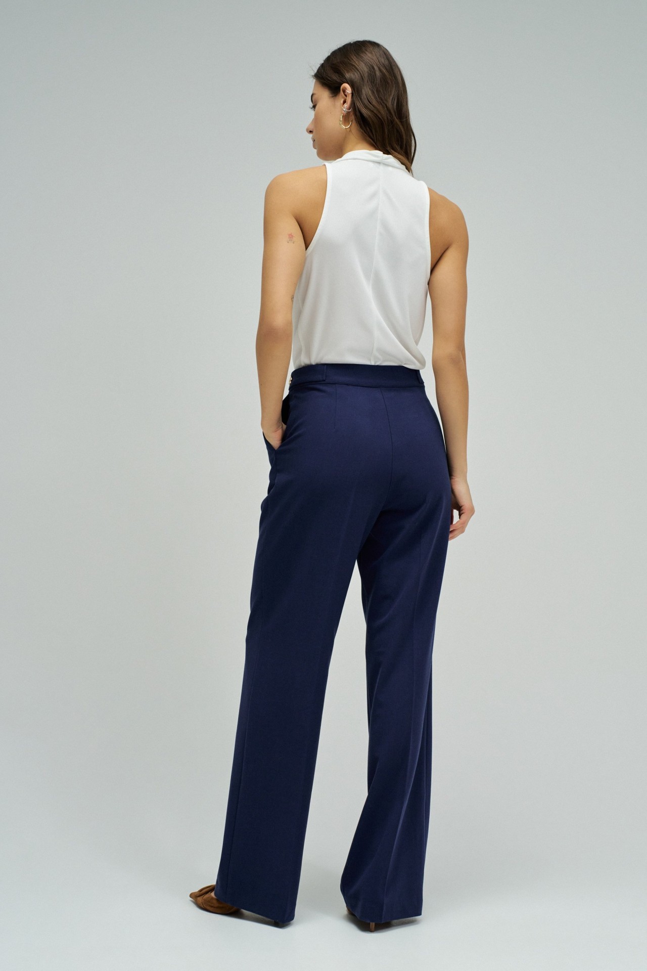 TROUSERS IN FABRIC WITH STRAIGHT LEG