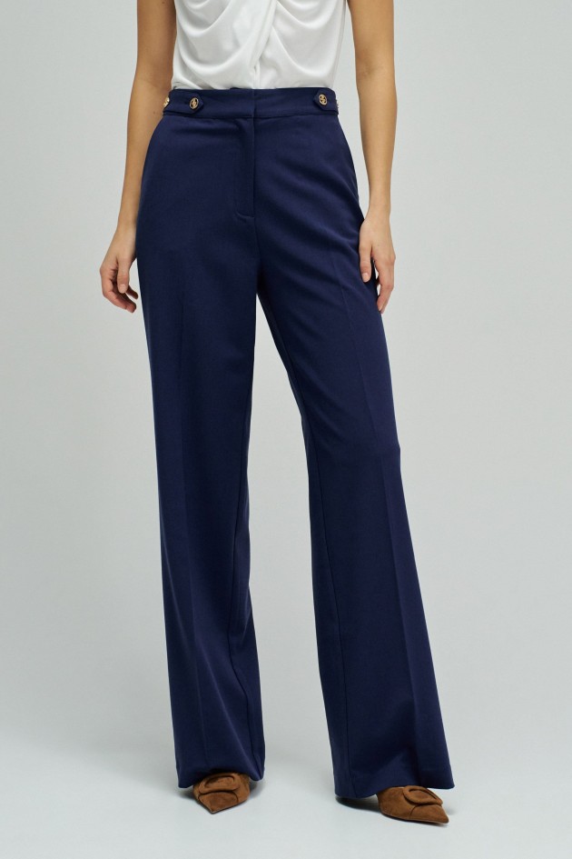 STOFFEN BROEK MET STRAIGHT PIJP