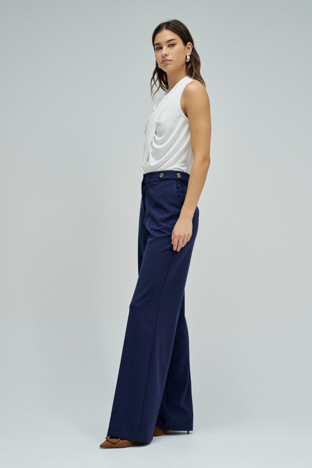 TROUSERS IN FABRIC WITH STRAIGHT LEG
