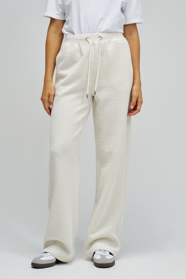 JOGGERSBROEKEN MET JACQUARD EN LUREX