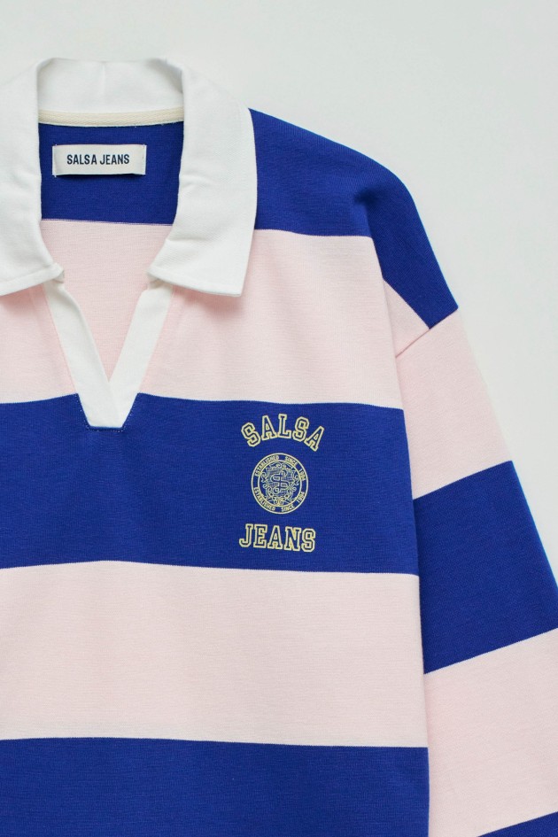 POLO À RAYURES