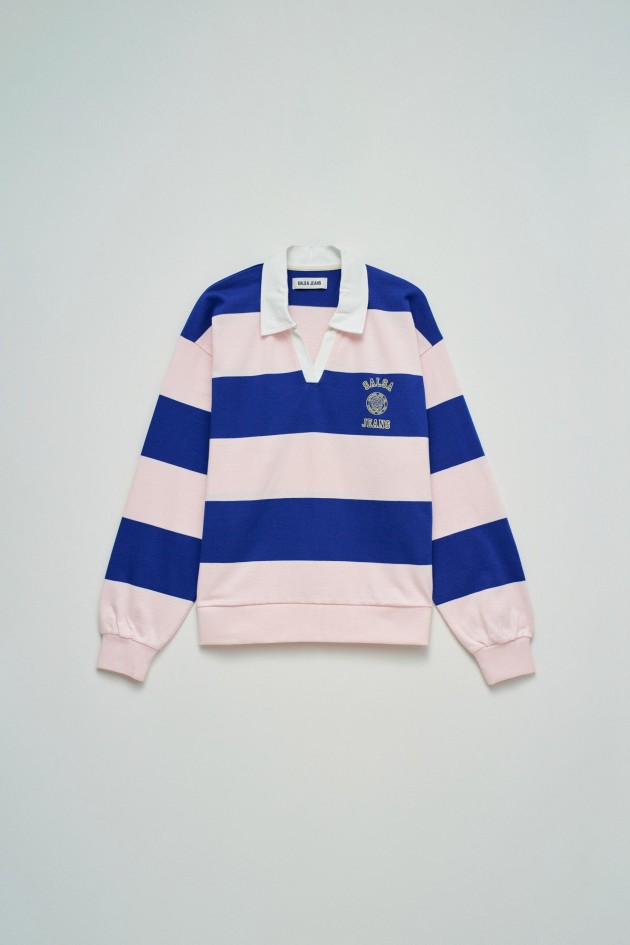 POLO À RAYURES