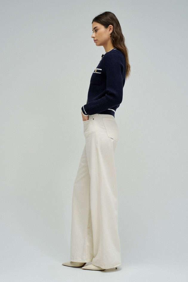 CARDIGAN MET GOUDE KNOPEN
