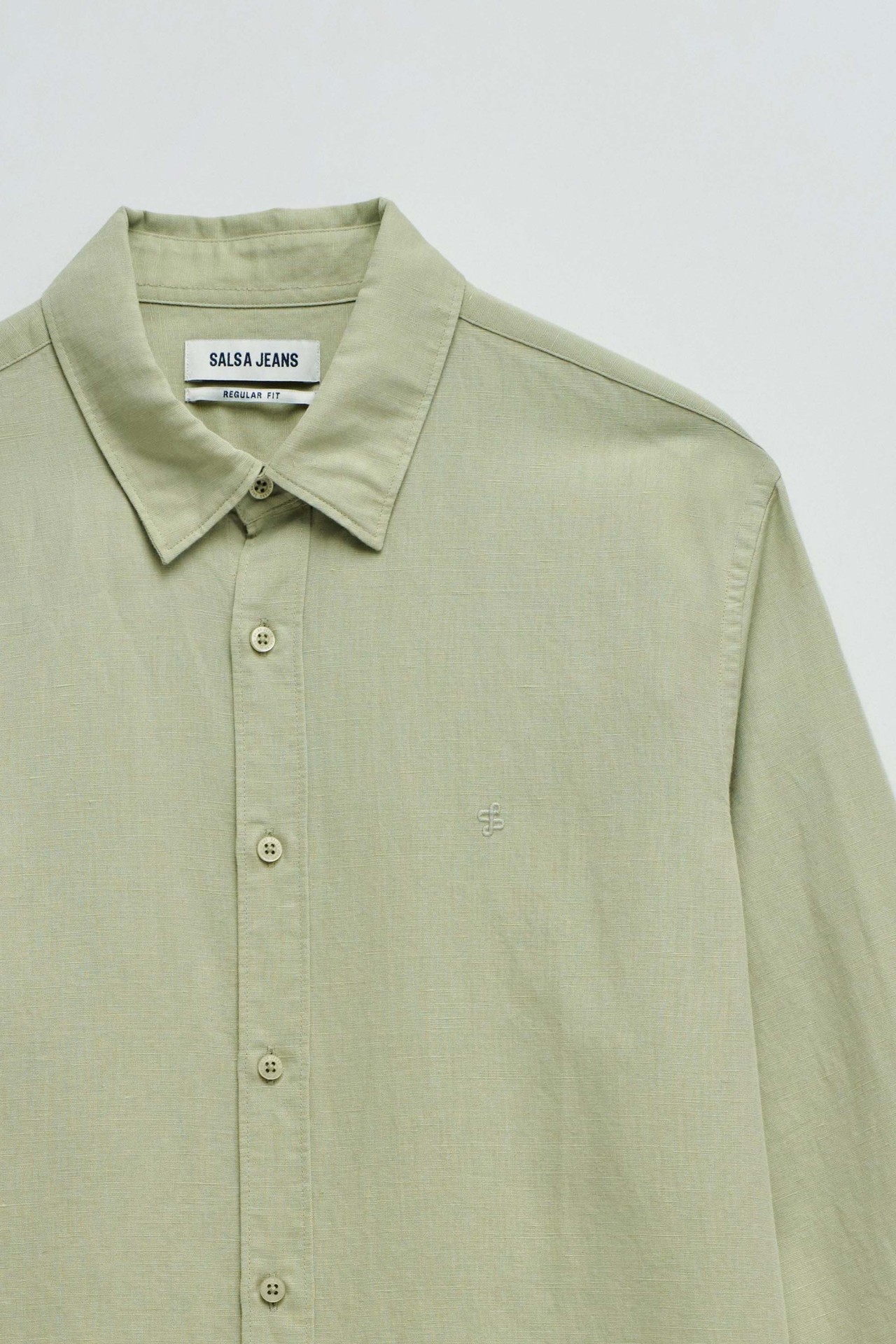 SHIRT WITH A MIX OF LINEN