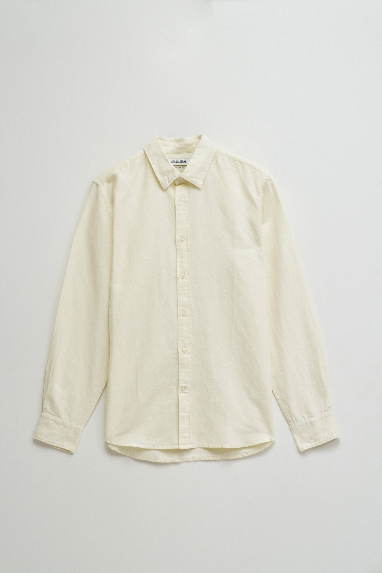 SHIRT WITH A MIX OF LINEN
