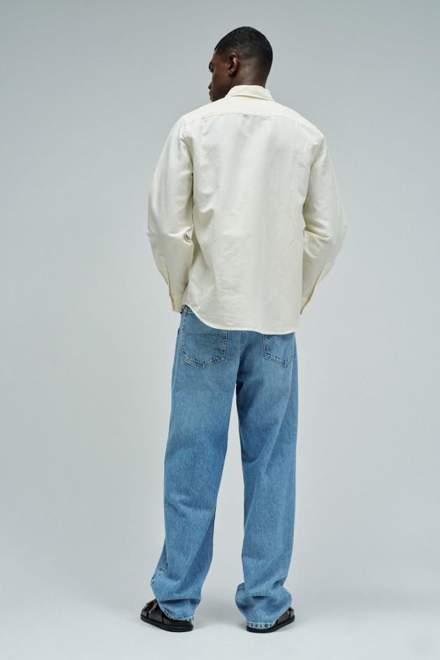 SHIRT WITH A MIX OF LINEN