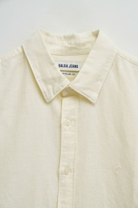 SHIRT WITH A MIX OF LINEN