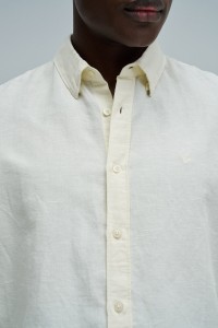 SHIRT WITH A MIX OF LINEN