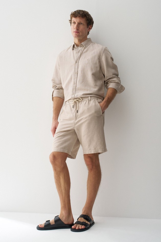 SHORT MET LINNEN