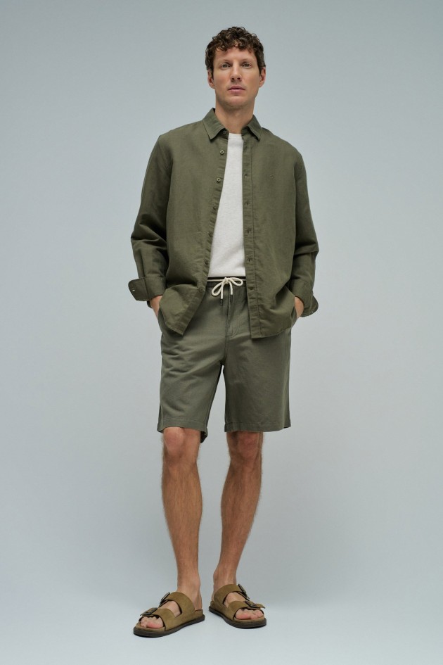 LINEN SHORTS