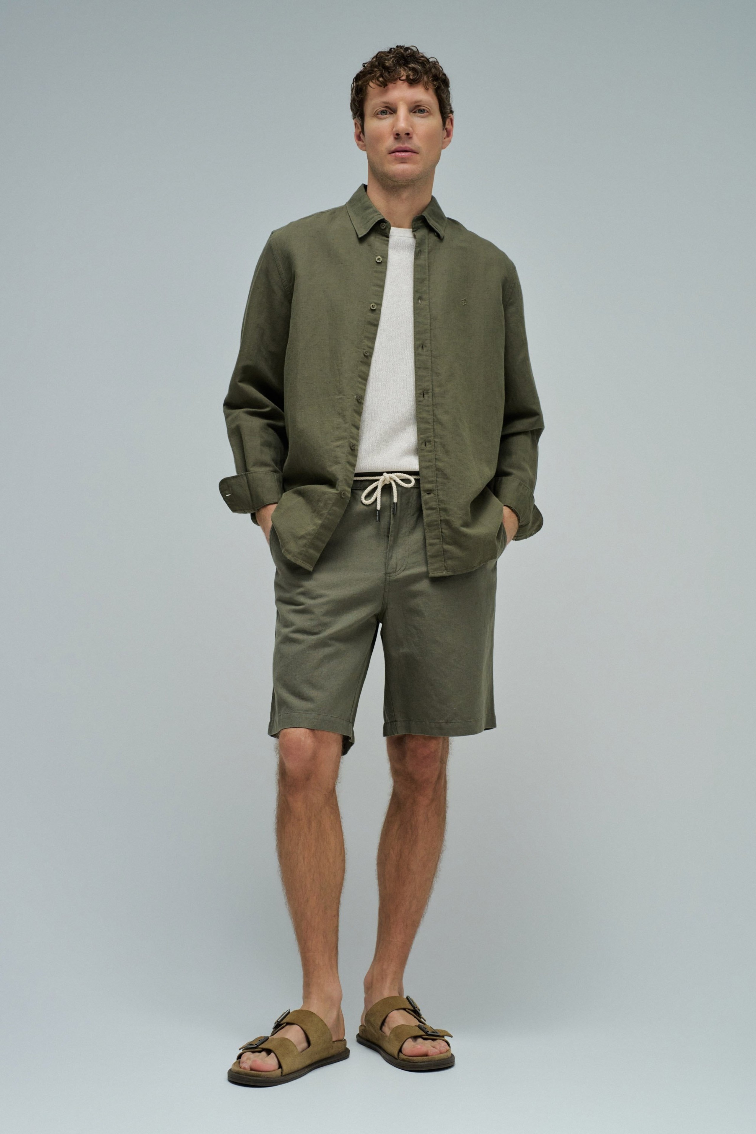 LINNEN SHORTS