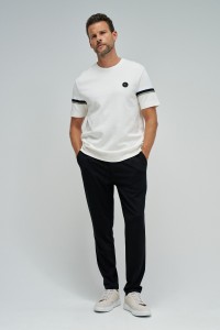 T-SHIRT MET STREPEN