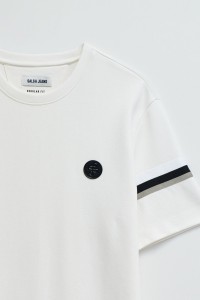 T-SHIRT MET STREPEN