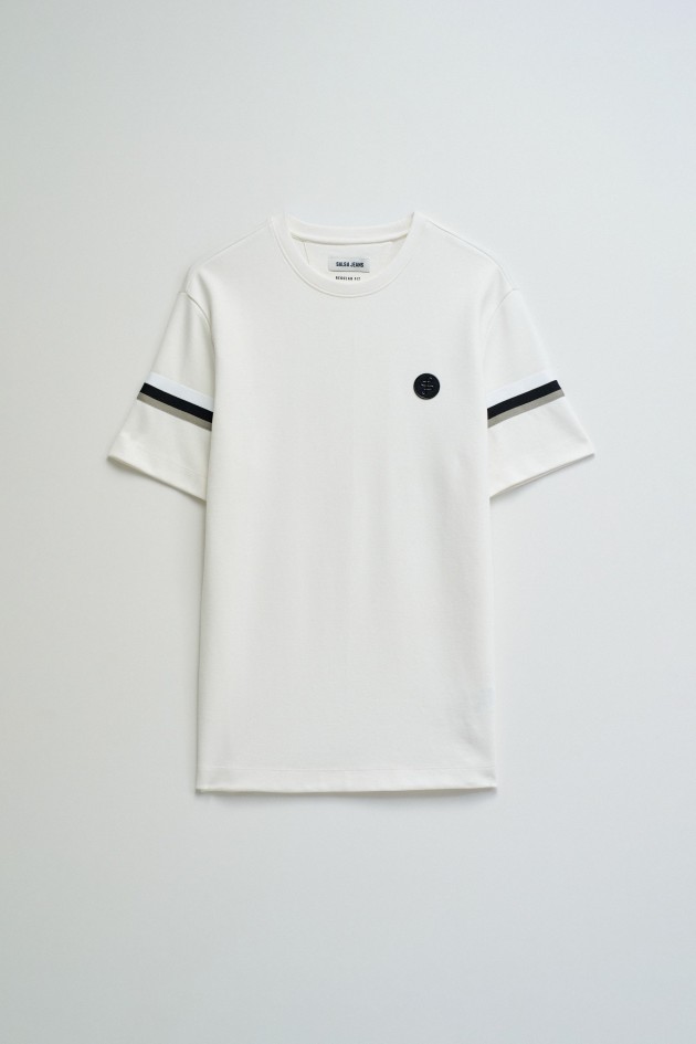 T-SHIRT MET STREPEN