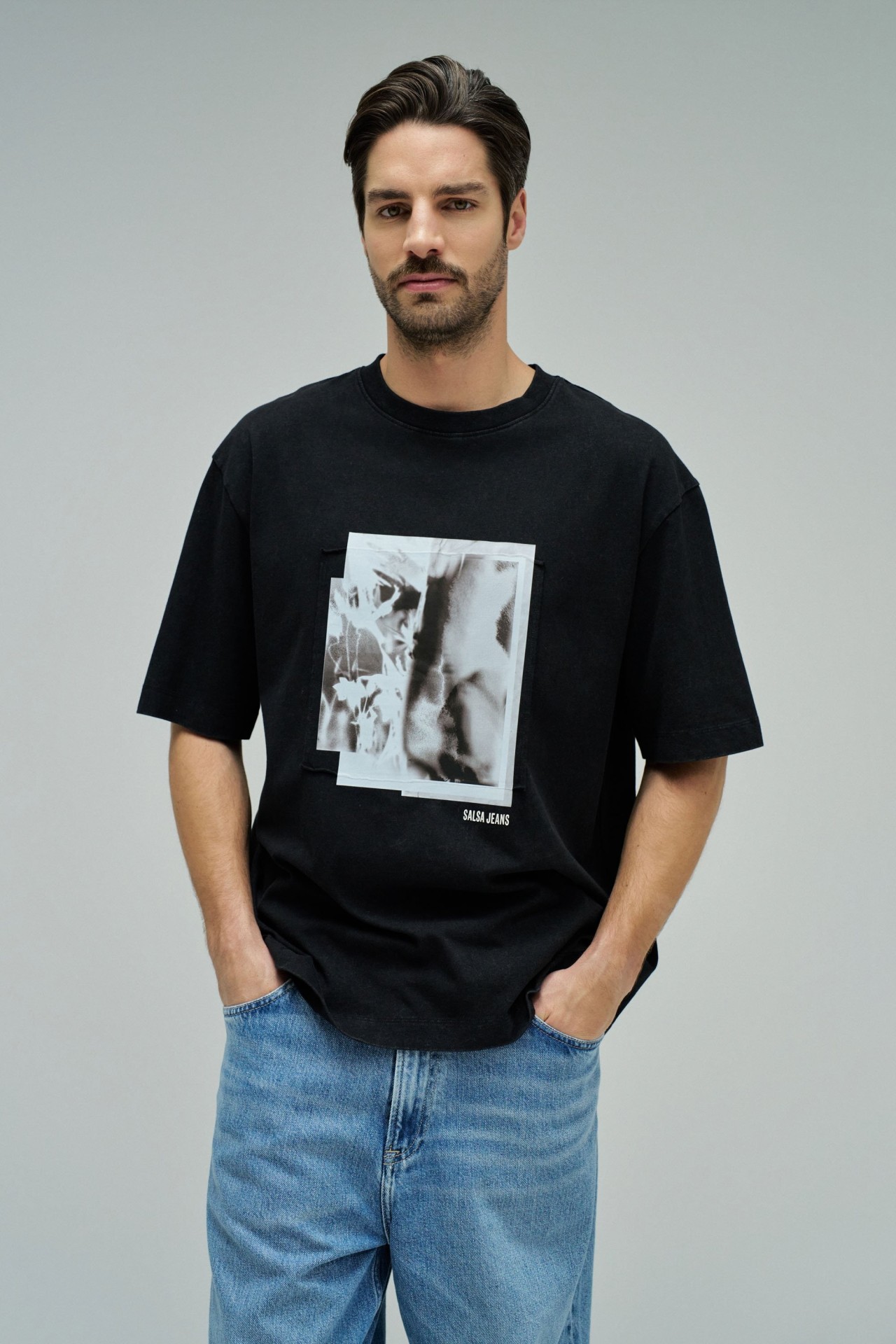 T-SHIRT MET PRINT