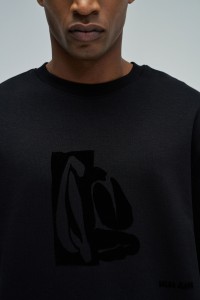 T-SHIRT MET VELVETPRINT