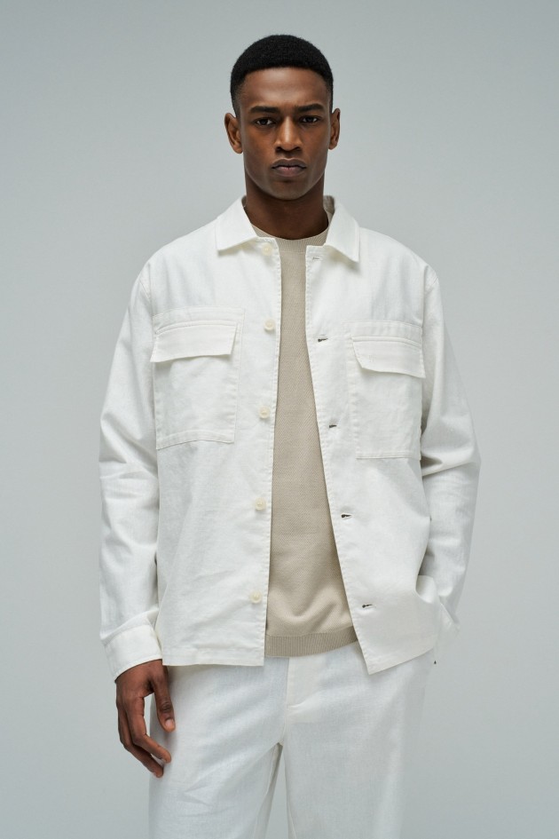 SHIRT WITH LINEN