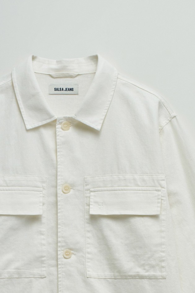 SHIRT WITH LINEN