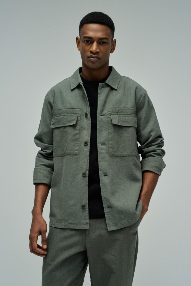 OVERSHIRT MET LINNEN