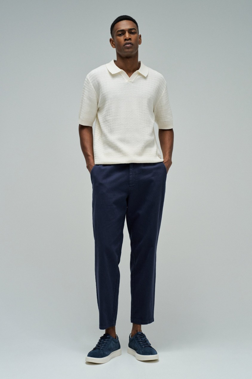 PANTALONES JOGGERS CON LINO