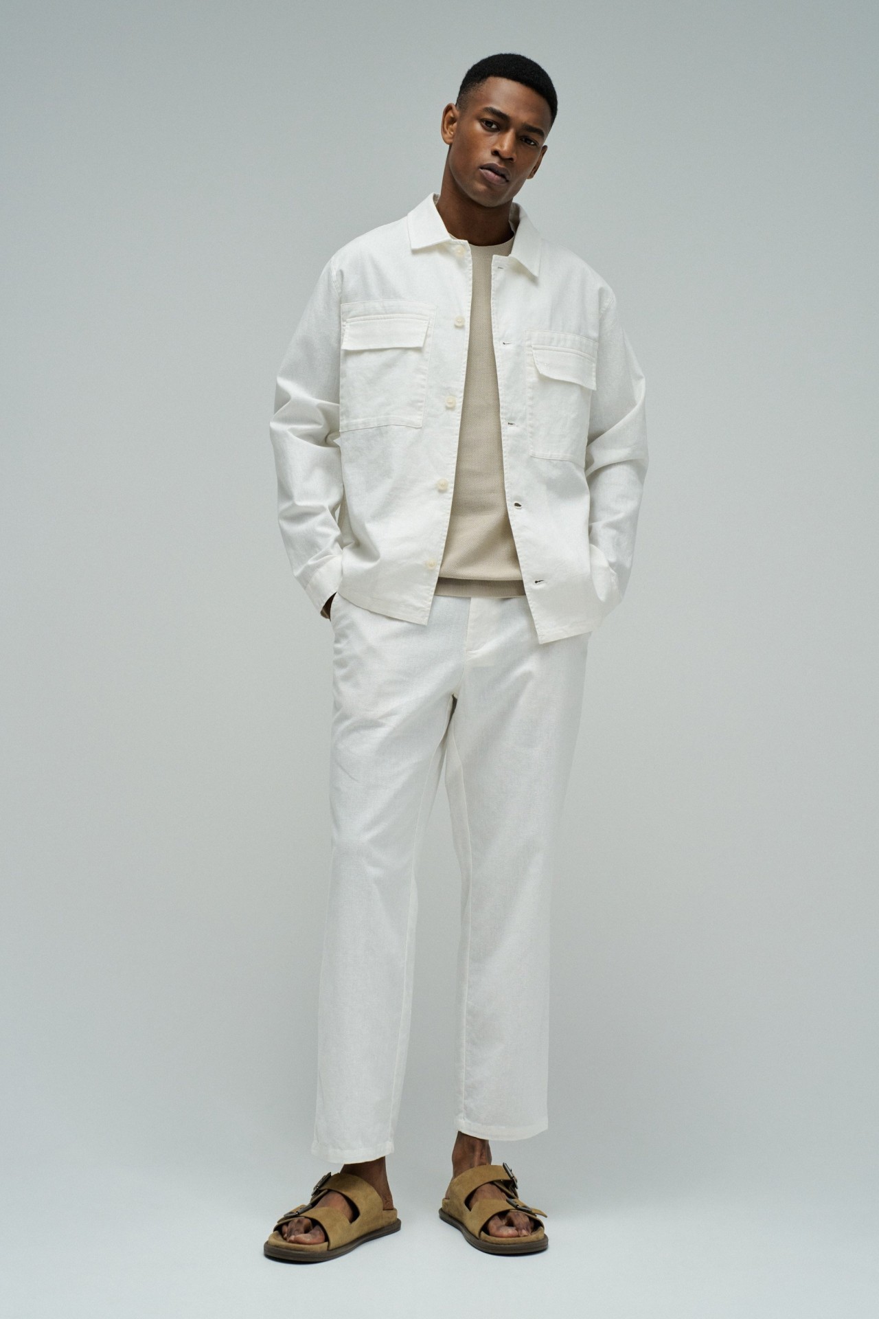CAL�AS JOGGERS COM LINHO