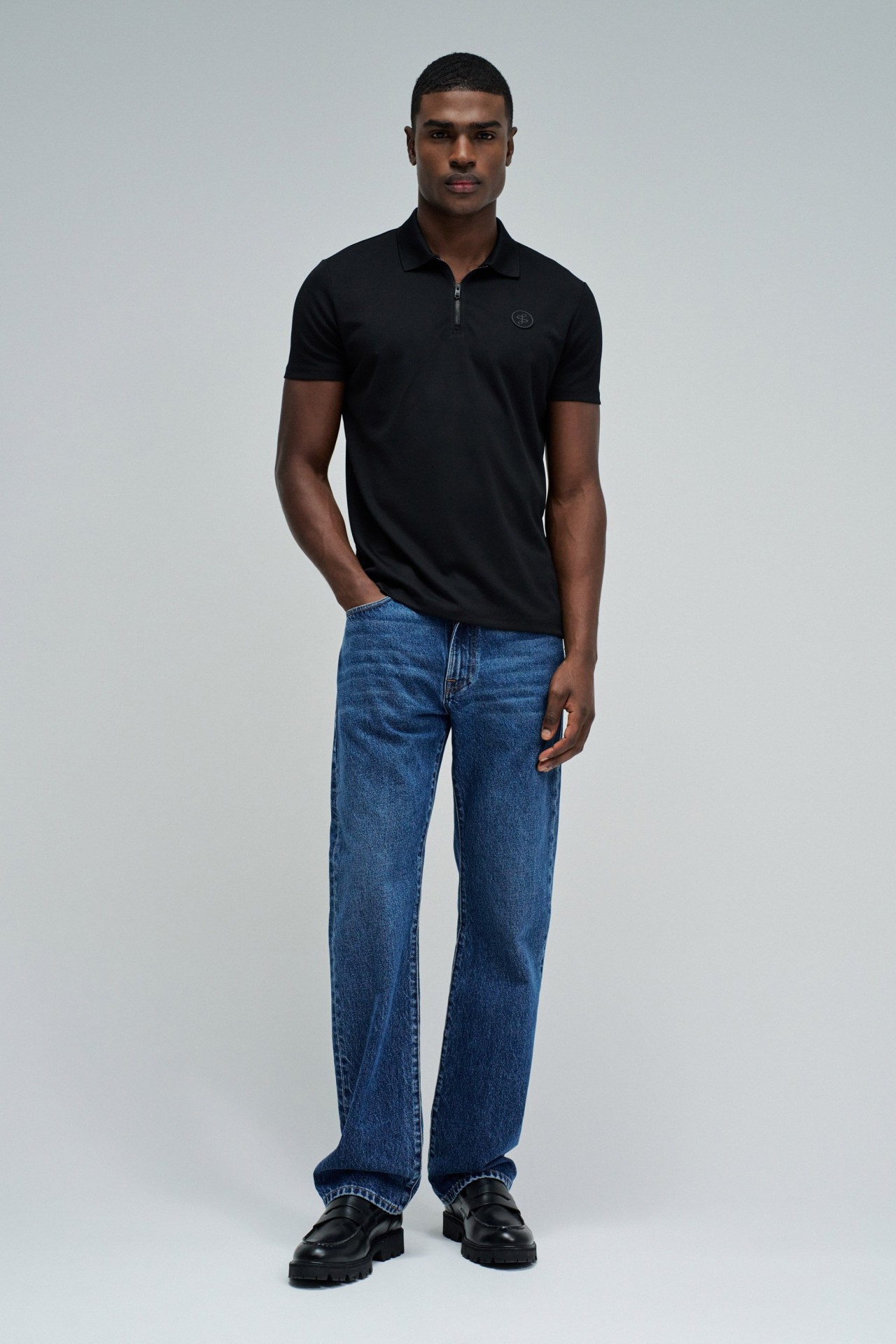 POLO WITH ZIPPER