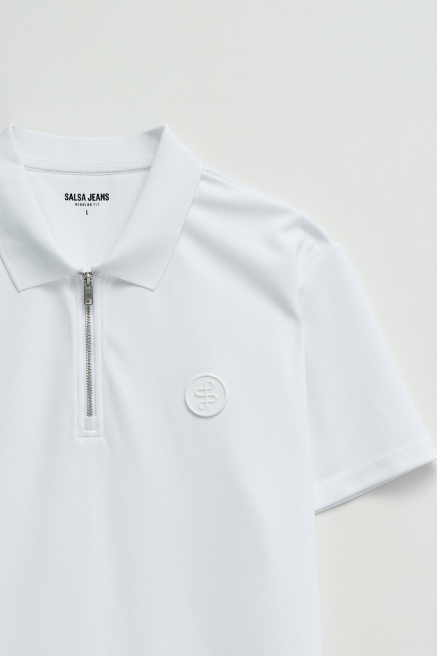 POLO MET RITSSLUITING