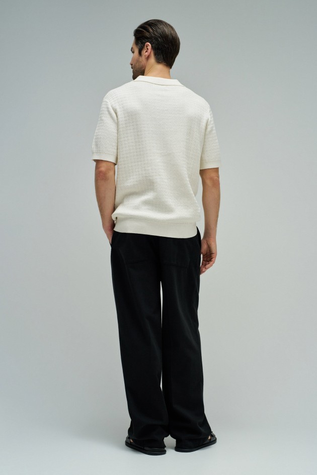POLO EN MAILLE TRICOTÉE