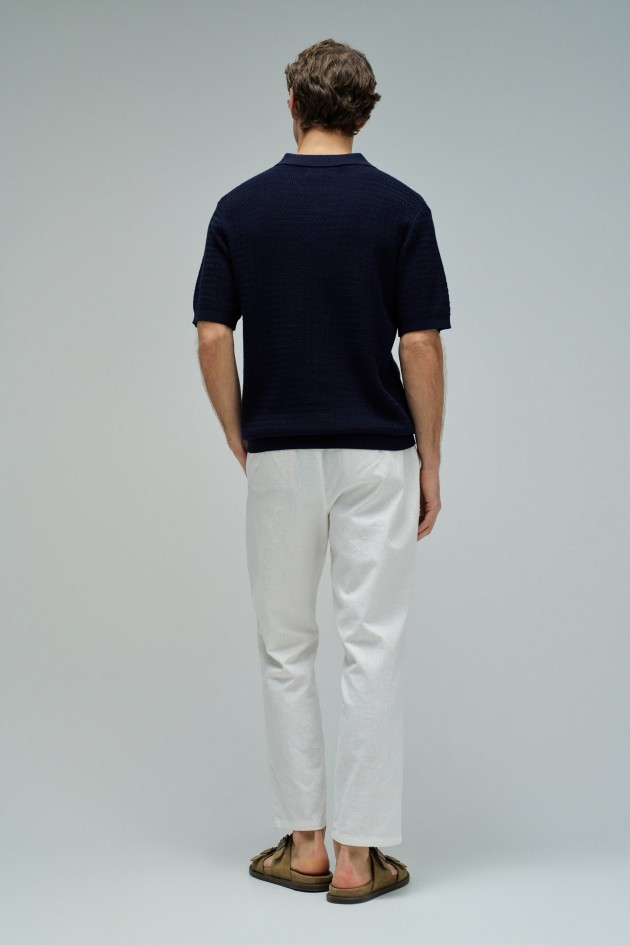 POLO EN MAILLE TRICOTÉE