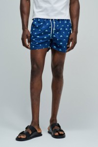 ZWEMSHORTS MET PRINT