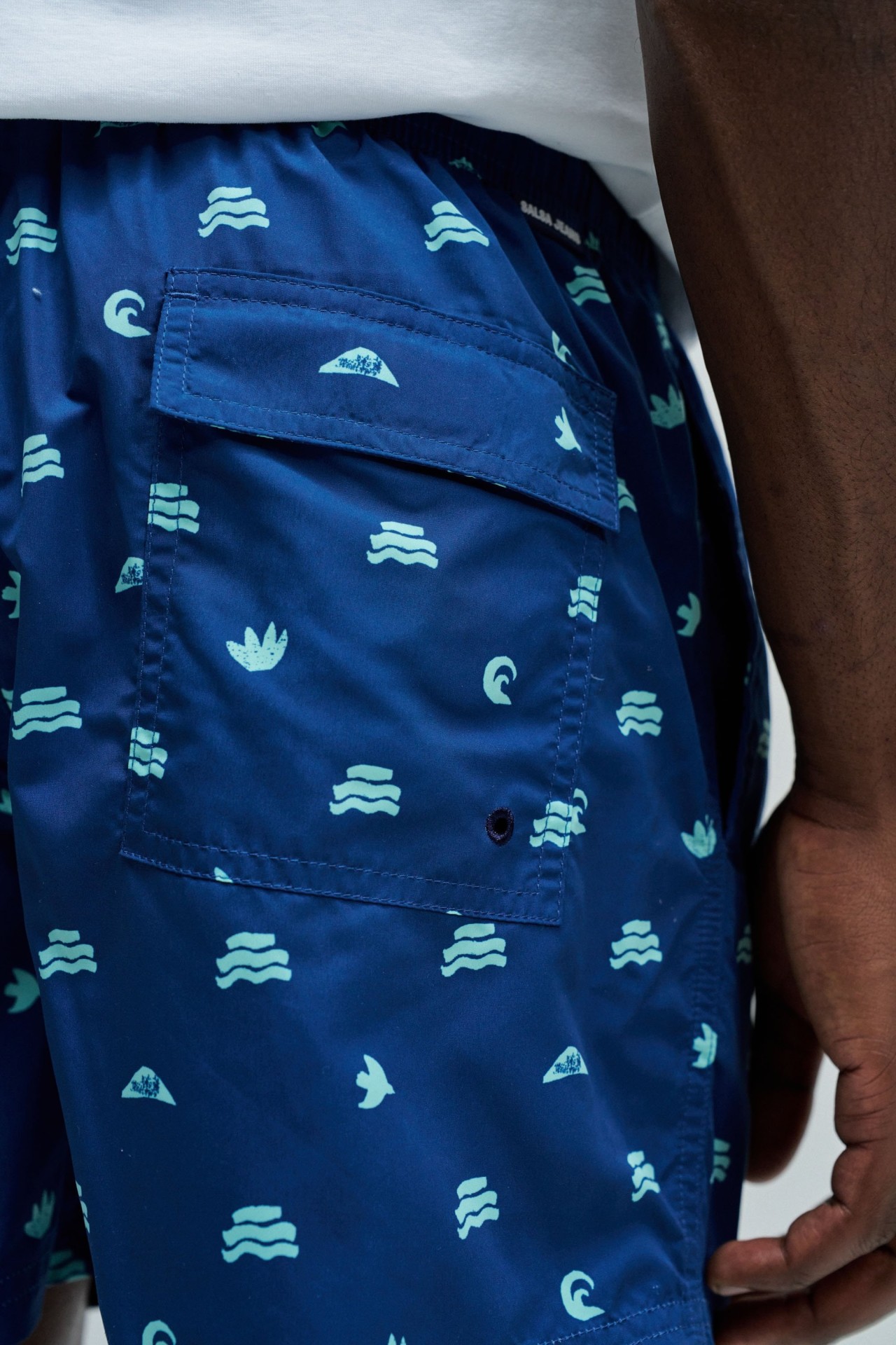 ZWEMSHORTS MET PRINT